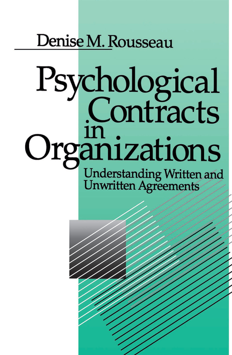 Cover image for book Psychological Contracts in Organizations