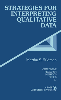 Cover image: Strategies for Interpreting Qualitative Data 1st edition 9780803959163