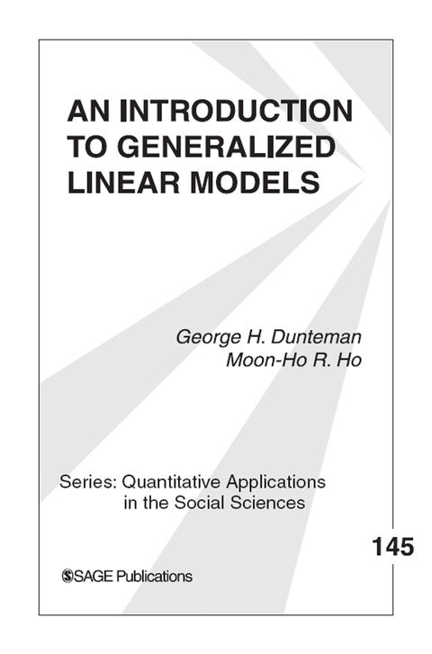 Cover image for book An Introduction to Generalized Linear Models