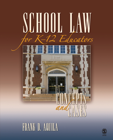 Cover image for book School Law for K-12 Educators