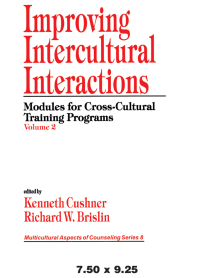 Cover image: Improving Intercultural Interactions 1st edition 9780761905370