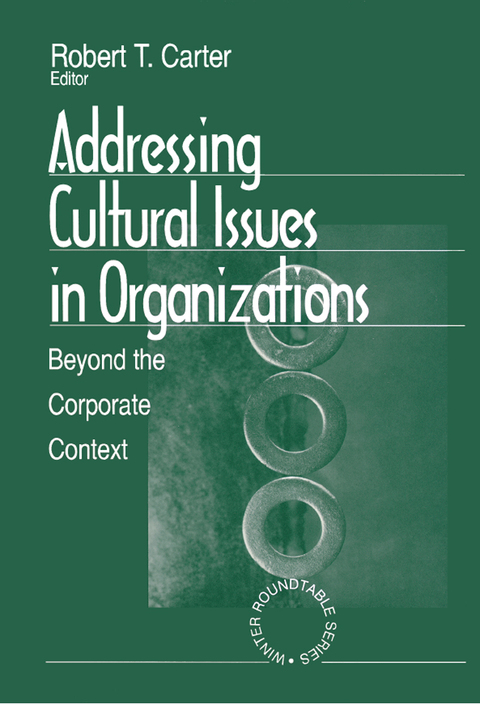 Cover image for book Addressing Cultural Issues in Organizations