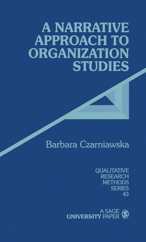 Cover image for book A Narrative Approach to Organization Studies