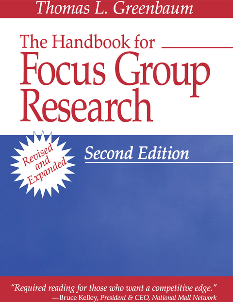 Cover image for book The Handbook for Focus Group Research