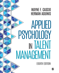 Imagen de portada: Applied Psychology in Talent Management 8th edition 9781506375915