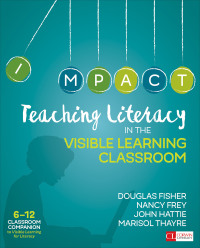Cover image: Teaching Literacy in the Visible Learning Classroom, Grades 6-12 1st edition 9781506332376
