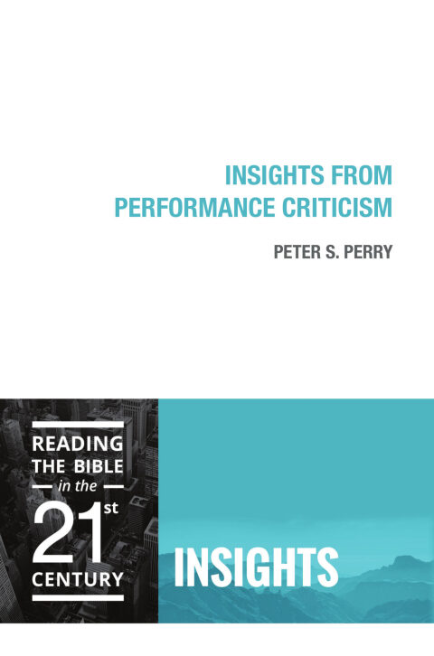Cover image for book Insights from Performance Criticism