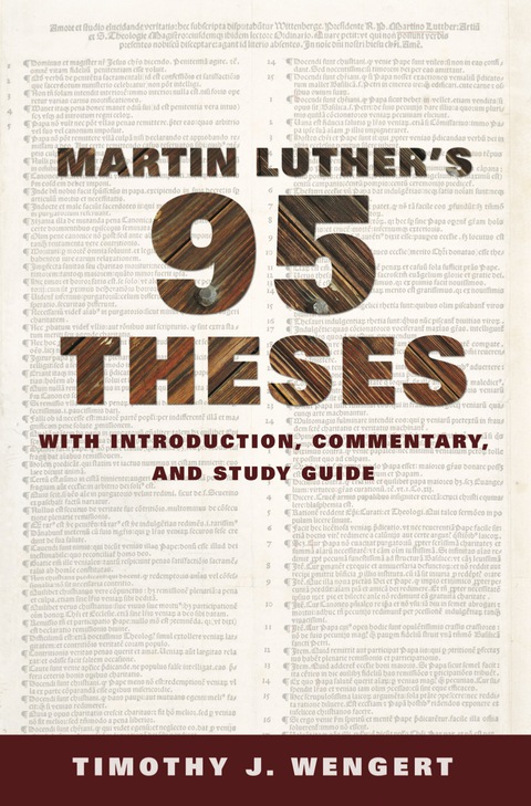 Cover image for book Martin Luther's Ninety-Five Theses: With Introduction, Commentary, and Study Guide