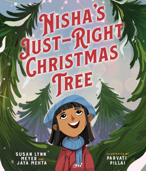 Cover image for book Nisha's Just-Right Christmas Tree
