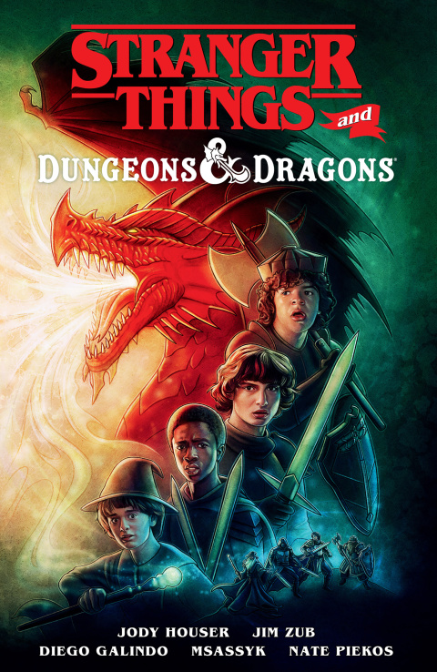 Cover image for book Stranger Things and Dungeons & Dragons (Graphic Novel)