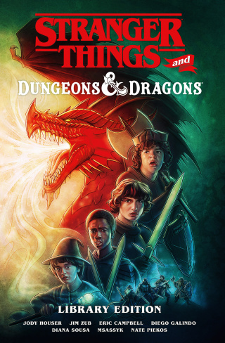 Stranger Things and Dungeons & Dragons Library Edition