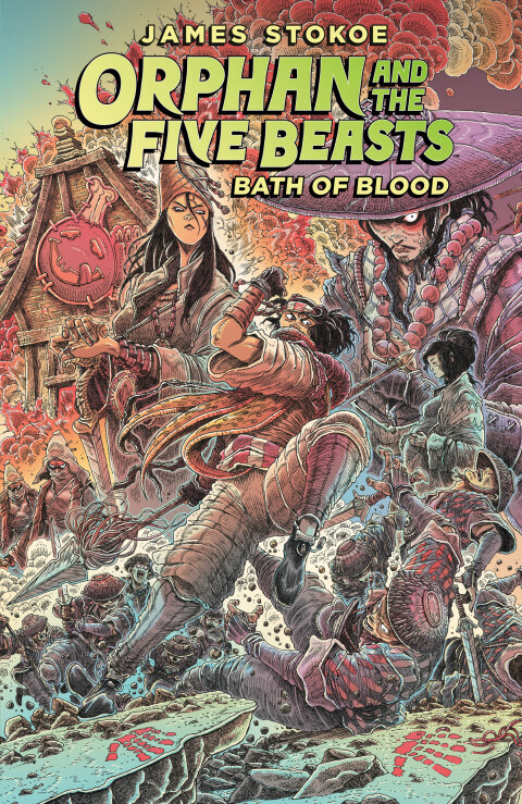 Cover image for book Orphan and the Five Beasts Volume 2: Bath of Blood