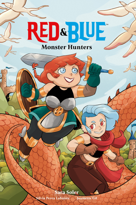 Cover image for book Red & Blue: Monster Hunters