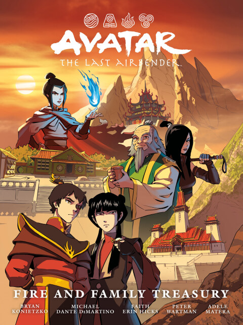Cover image for book Avatar: The Last Airbender--Fire and Family Treasury Library Edition