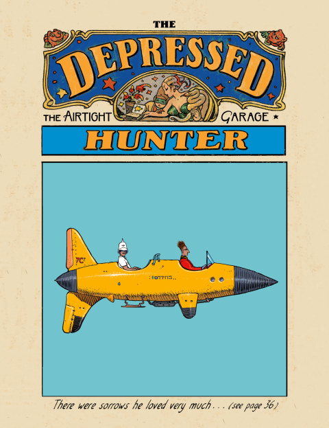 Cover image for book Moebius Library: The Depressed Hunter
