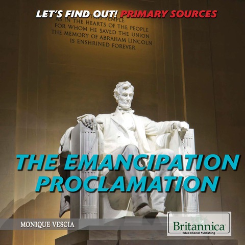 Cover image for book The Emancipation Proclamation