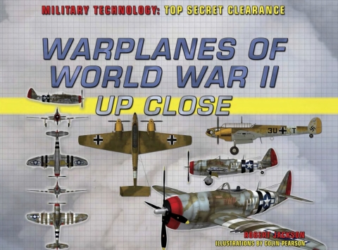 Cover image for book Warplanes of World War II Up Close