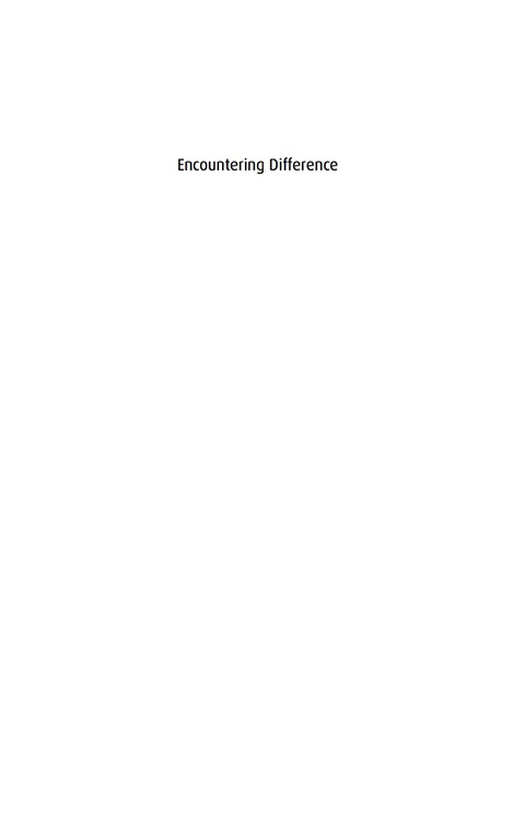 Cover image for book Encountering Difference