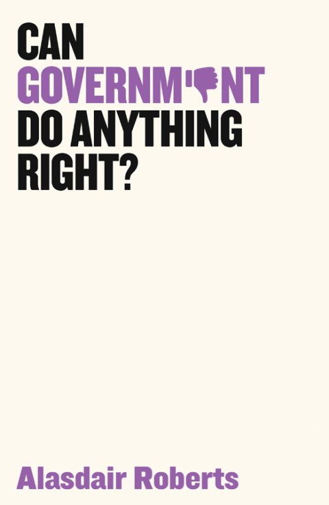Cover image for book Can Government Do Anything Right?