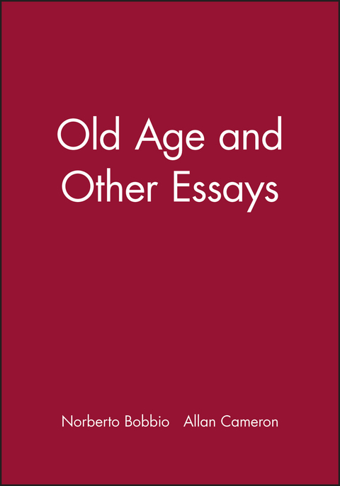 Cover image for book Old Age and Other Essays