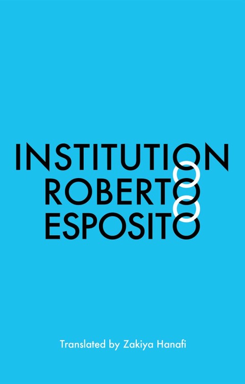 Cover image for book Institution