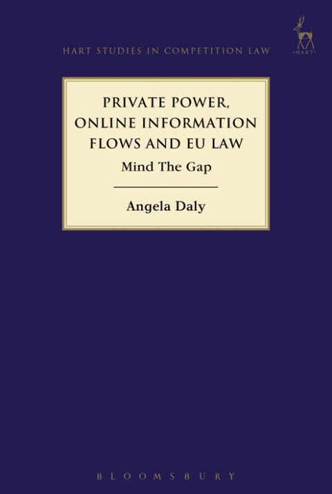 Cover image for book Private Power, Online Information Flows and EU Law