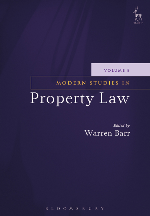 Cover image for book Modern Studies in Property Law - Volume 8