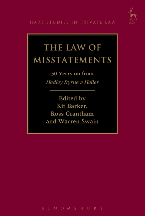 Cover image for book The Law of Misstatements