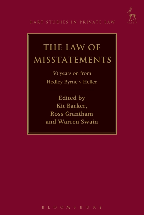 Cover image for book The Law of Misstatements