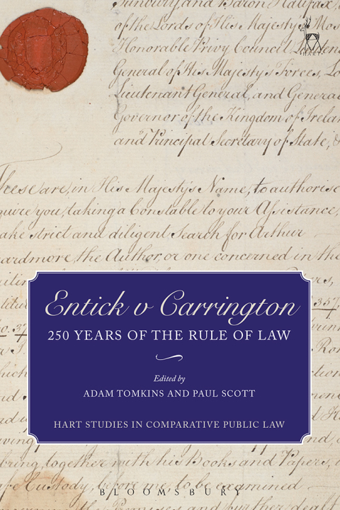 Cover image for book Entick v Carrington