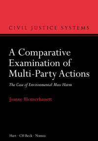 Cover image: A Comparative Examination of Multi-Party Actions 1st edition 9781509905294