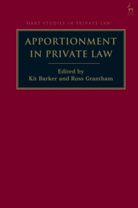 Apportionment In Private Law 1st Edition 