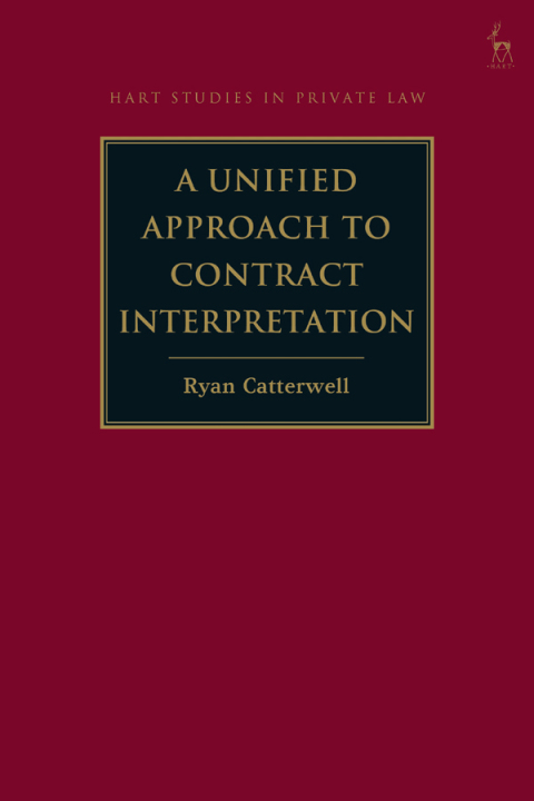 Cover image for book A Unified Approach to Contract Interpretation
