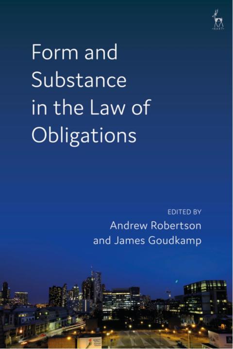 Cover image for book Form and Substance in the Law of Obligations