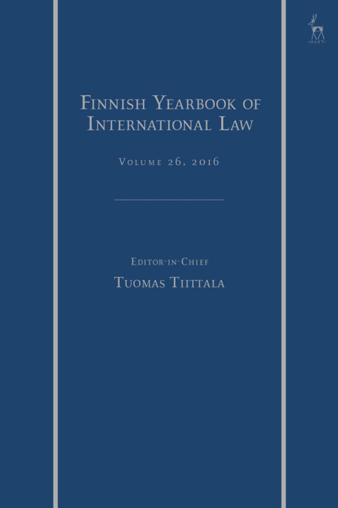 Cover image for book The Finnish Yearbook of International Law, Vol 26, 2016