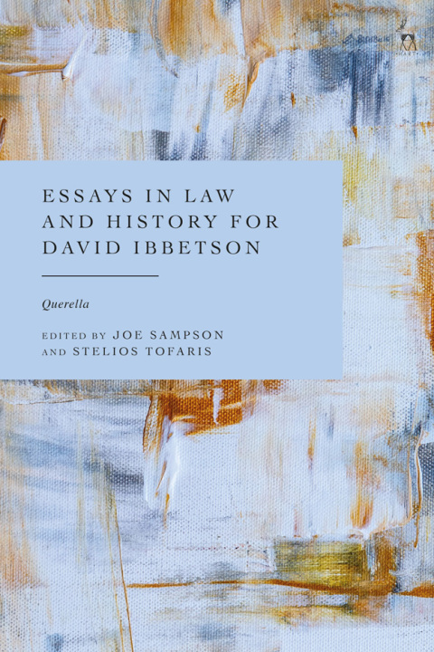 Cover image for book Essays in Law and History for David Ibbetson