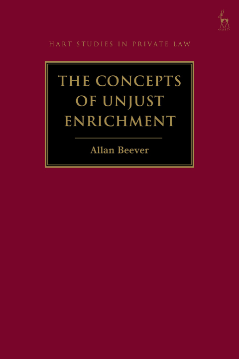 Cover image for book The Concepts of Unjust Enrichment