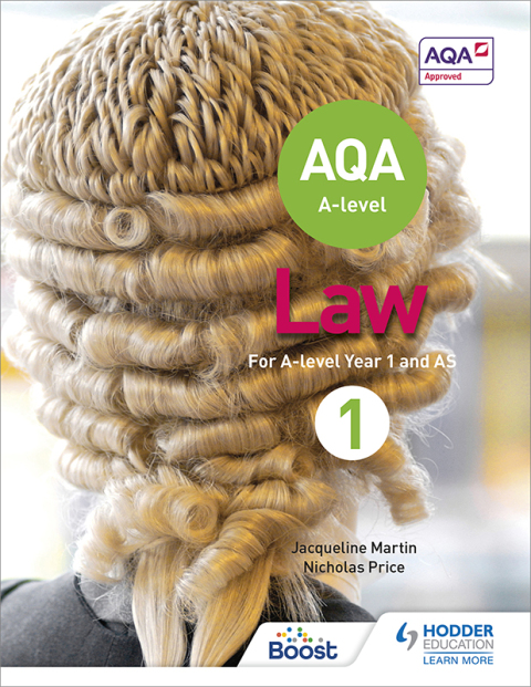 Cover image for book AQA A-level Law for Year 1/AS