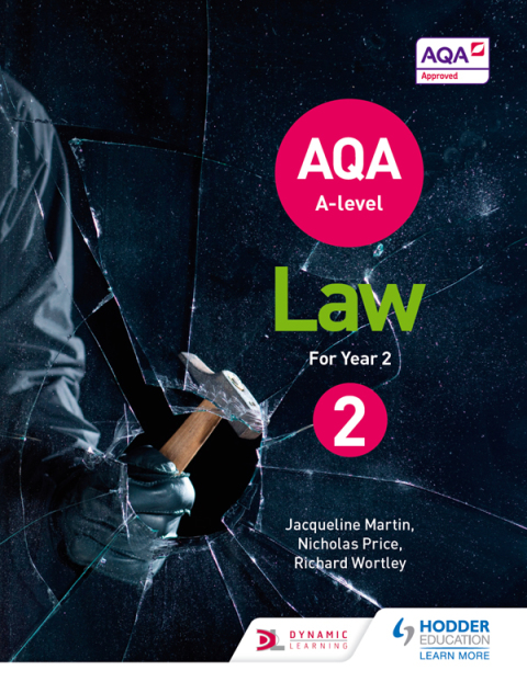 Cover image for book AQA A-level Law for Year 2