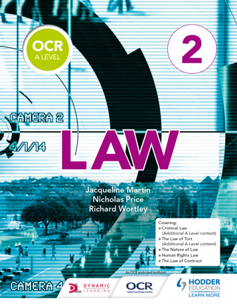 Cover image for book OCR A Level Law Book 2