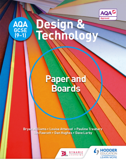 Cover image for book AQA GCSE (9-1) Design and Technology: Paper and Boards