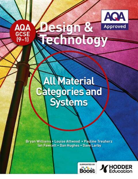 Cover image for book AQA GCSE (9-1) Design and Technology: All Material Categories and Systems