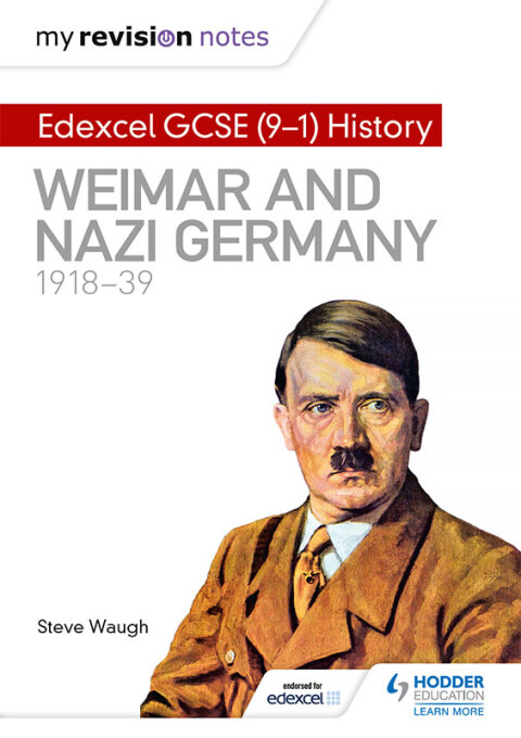 Cover image for book My Revision Notes: Edexcel GCSE (9-1) History: Weimar and Nazi Germany, 1918-39