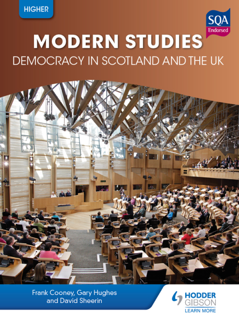Cover image for book Higher Modern Studies for CfE: Democracy in Scotland and the UK
