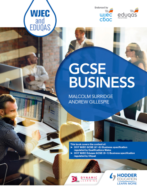 Cover image for book WJEC and Eduqas GCSE Business
