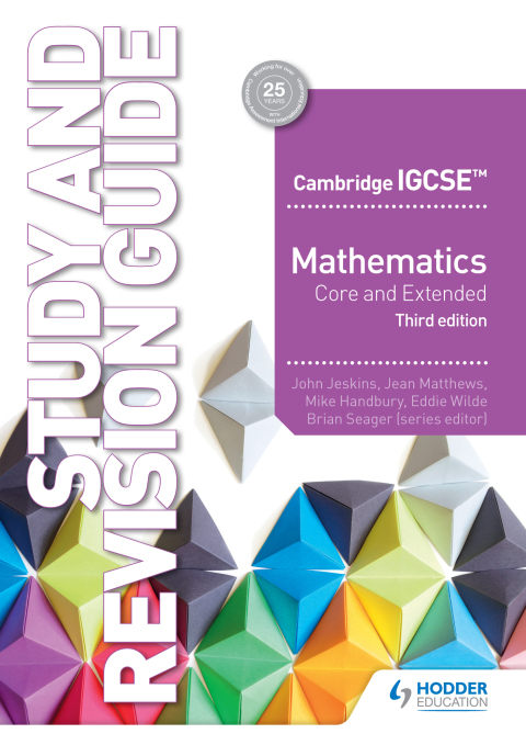 Cover image for book Cambridge IGCSE Mathematics Core and Extended Study and Revision Guide 3rd edition