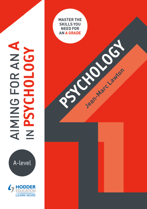 Cover image for book Aiming for an A in A-level Psychology