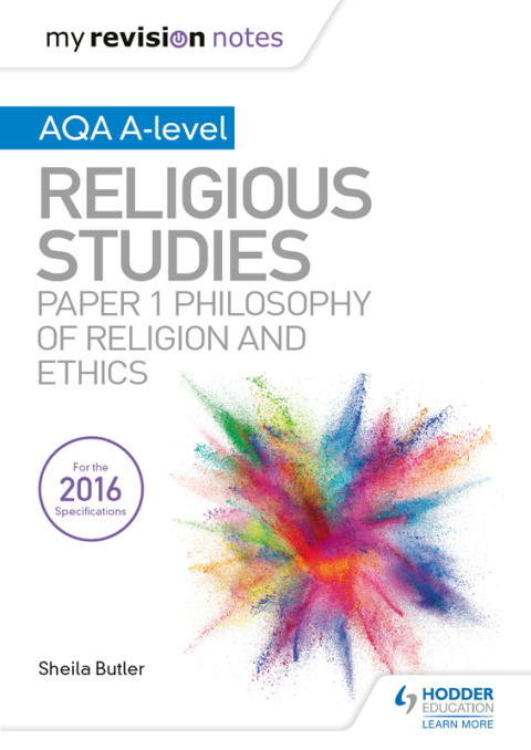 Cover image for book My Revision Notes AQA A-level Religious Studies: Paper 1 Philosophy of religion and ethics