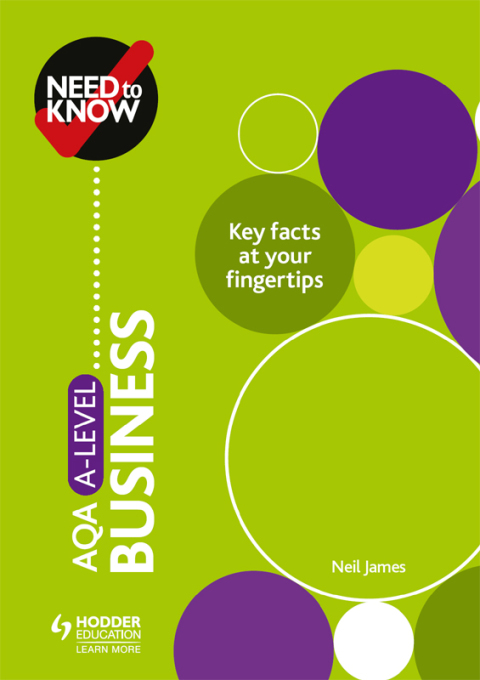Cover image for book Need to Know: AQA A-level Business