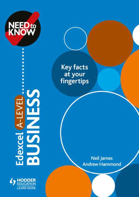 Cover image for book Need to Know: Edexcel A-level Business